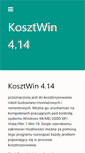 Mobile Screenshot of kosztwin.pl