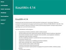 Tablet Screenshot of kosztwin.pl